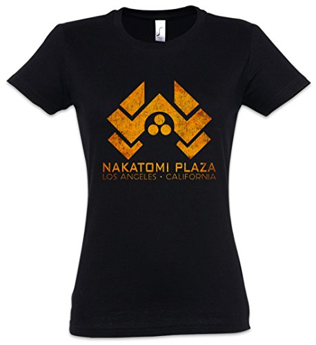 Urban Backwoods Nakatomi Plaza Sign Damen T-Shirt Schwarz Größe L von Urban Backwoods