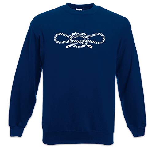 Urban Backwoods Narcos Handcuff Knot Sweatshirt Pullover Blau Größe XL von Urban Backwoods