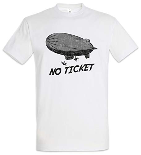 Urban Backwoods No Ticket Herren T-Shirt Weiß Größe L von Urban Backwoods