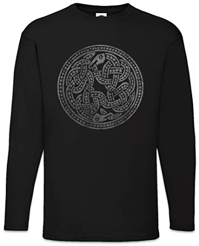 Urban Backwoods Norse Snakes Herren Langarm T-Shirt Schwarz Größe XL von Urban Backwoods