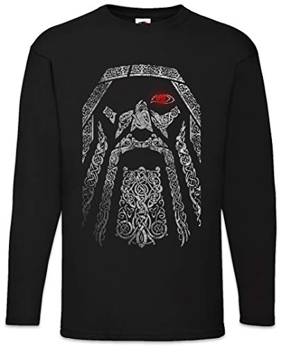 Urban Backwoods Odhin IV Herren Langarm T-Shirt Schwarz Größe S von Urban Backwoods