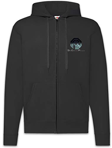 Urban Backwoods Omnicorp Logo I Herren Zipper Hoodie Kapuzenpullover Schwarz Größe XL von Urban Backwoods