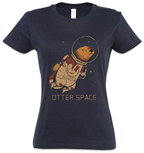 Urban Backwoods Otter Space Damen T-Shirt Blau Größe S von Urban Backwoods