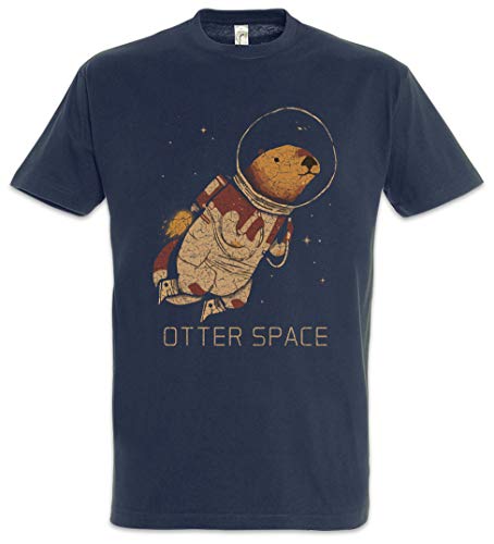 Urban Backwoods Otter Space Herren T-Shirt Blau Größe 2XL von Urban Backwoods