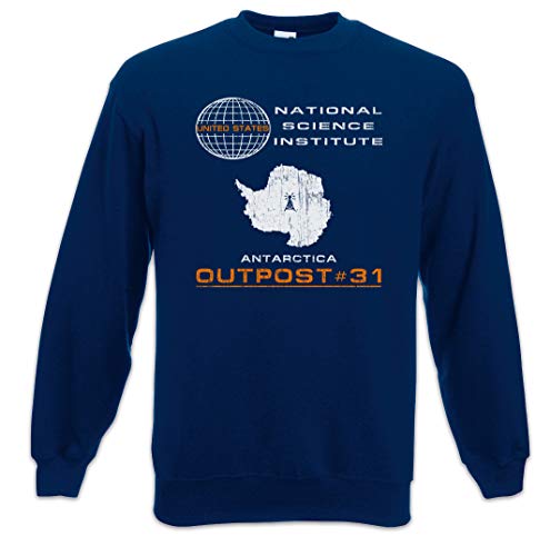 Urban Backwoods Outpost 31 Sweatshirt Pullover Blau Größe 3XL von Urban Backwoods