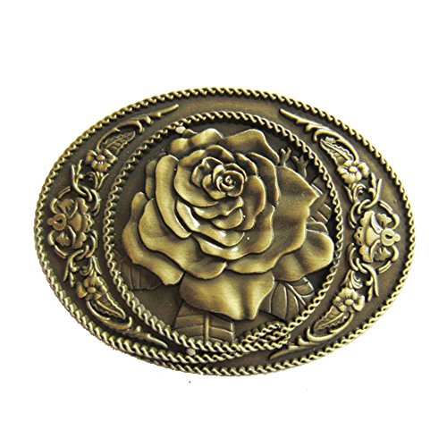 Urban Backwoods Oval Rose Copper Plating Gürtelschnalle für Wechselgürtel Buckle von Urban Backwoods