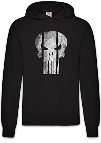Urban Backwoods P Skull Hoodie Kapuzenpullover Sweatshirt Schwarz Größe XL von Urban Backwoods