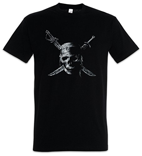 Urban Backwoods Pirate Skull Herren T-Shirt Schwarz Größe 4XL von Urban Backwoods