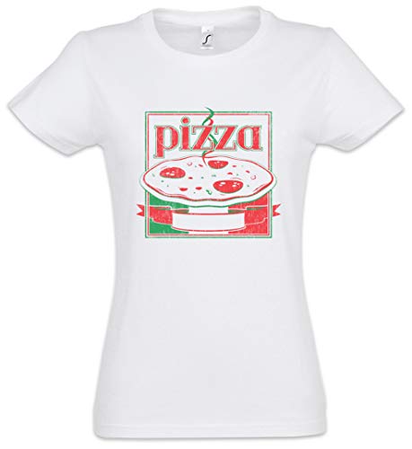 Urban Backwoods Pizza Box II Damen T-Shirt Weiß Größe M von Urban Backwoods