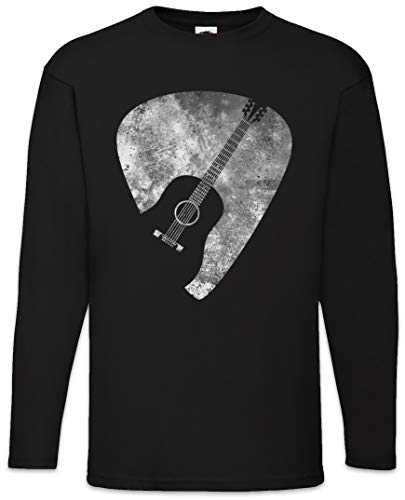 Urban Backwoods Plectrum Herren Langarm T-Shirt Schwarz Größe L von Urban Backwoods