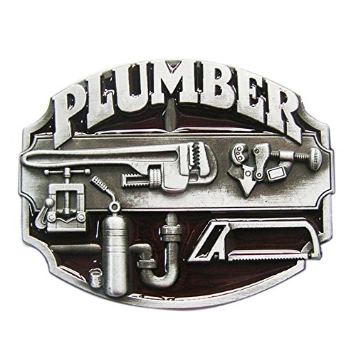 Urban Backwoods Plumber II Gürtelschnalle für Wechselgürtel Buckle von Urban Backwoods