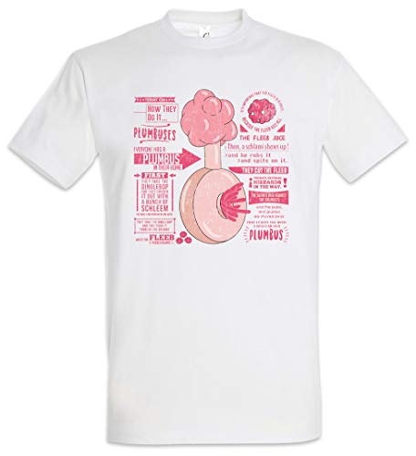 Urban Backwoods Plumbus Herren T-Shirt Weiß Größe L von Urban Backwoods