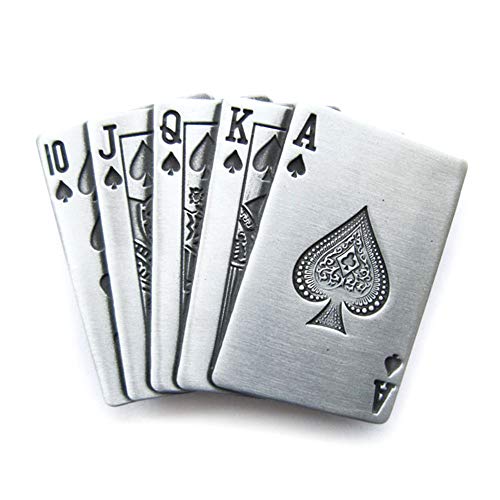 Urban Backwoods Poker Cards V Gürtelschnalle für Wechselgürtel Buckle von Urban Backwoods