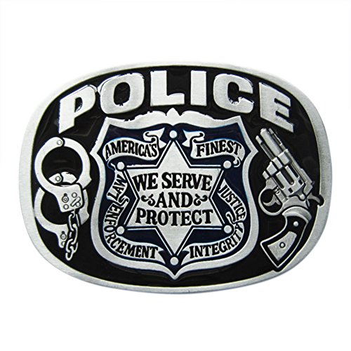 Urban Backwoods Police I Gürtelschnalle für Wechselgürtel Buckle von Urban Backwoods