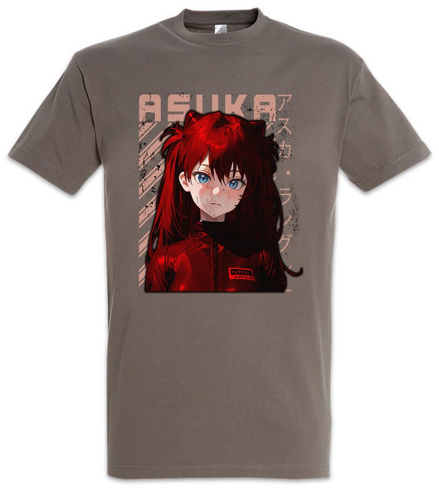 Urban Backwoods Print-Shirt A Anime Girl Herren T-Shirt Genesis Nerv Neon Gendo Evangelion Asuka (1-tlg) Shinji Ikari Logo Angels von Urban Backwoods