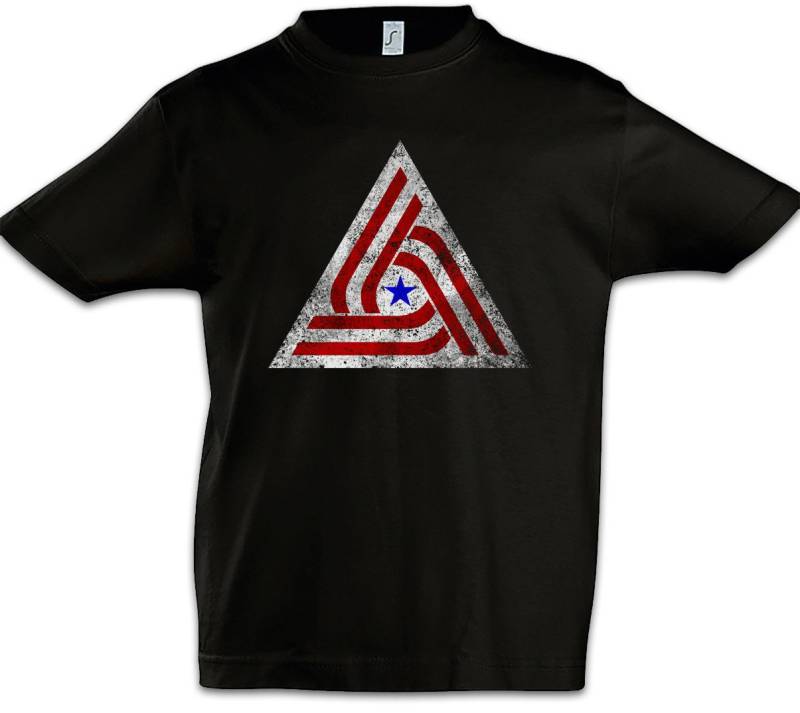 Urban Backwoods Print-Shirt Aliens Tri Centennial Flag Patch Kinder T-Shirt Xenomorph Alien Corp (1-tlg) Ripley Prometheus Facehugger Nostromo von Urban Backwoods