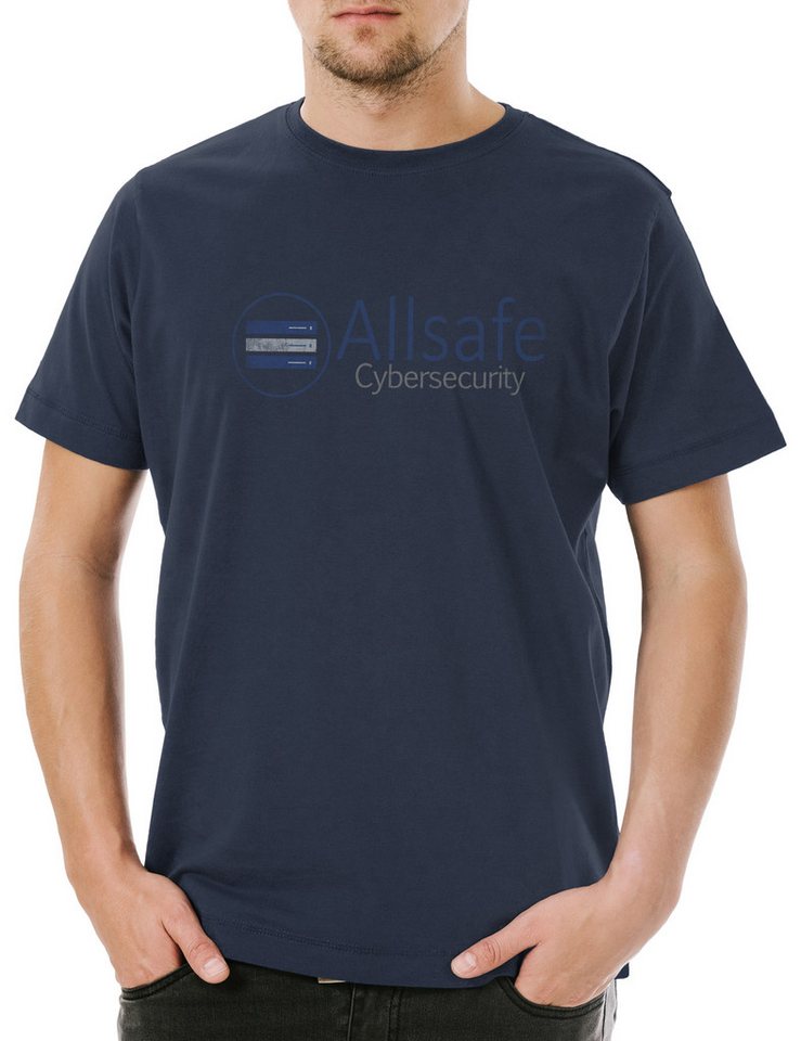Urban Backwoods Print-Shirt Allsafe Cybersecurity Herren T-Shirt Fsociety Hacker Evil E Corp Mr. (1-tlg) Robot TV Kult Cyber Series von Urban Backwoods