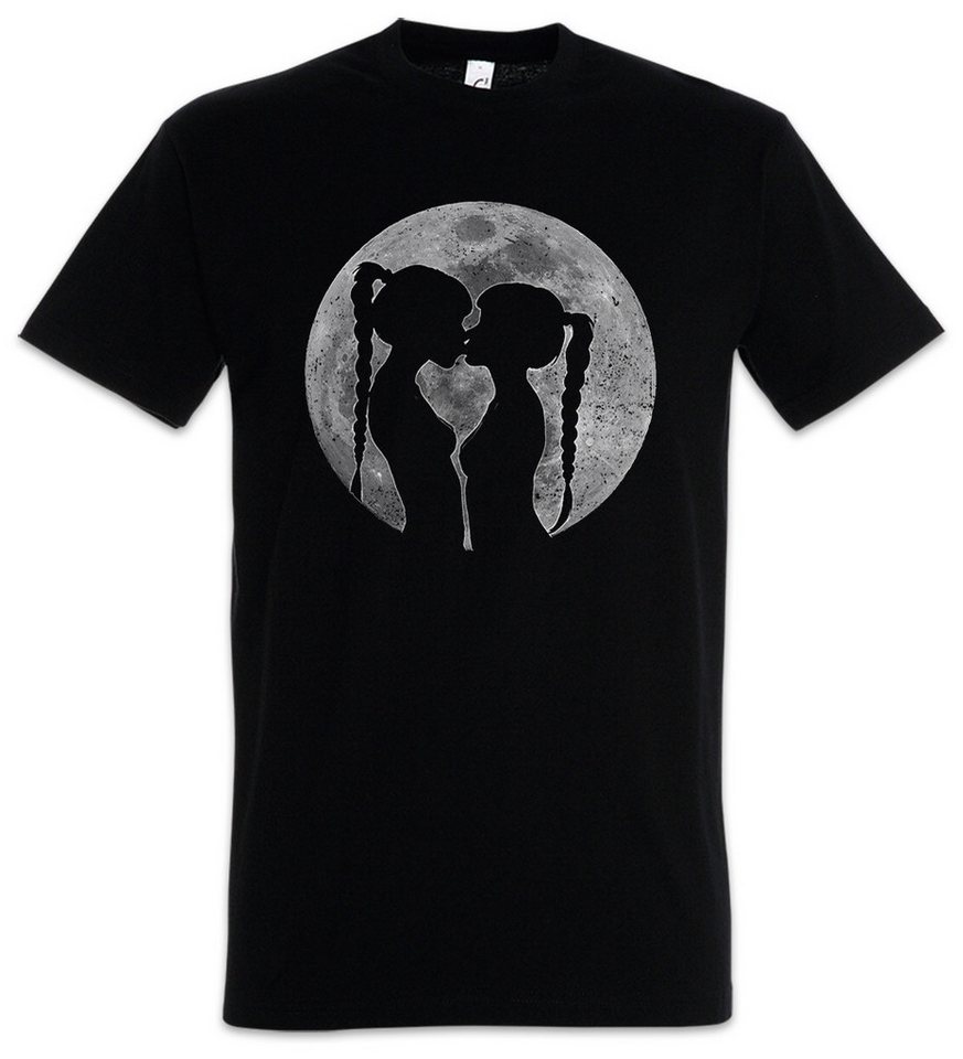 Urban Backwoods Print-Shirt Anime Girls Moon Herren T-Shirt Hot Sexy Hentai Japan Gay LGBTQ (1-tlg) Lesbian Girl Woman Women von Urban Backwoods