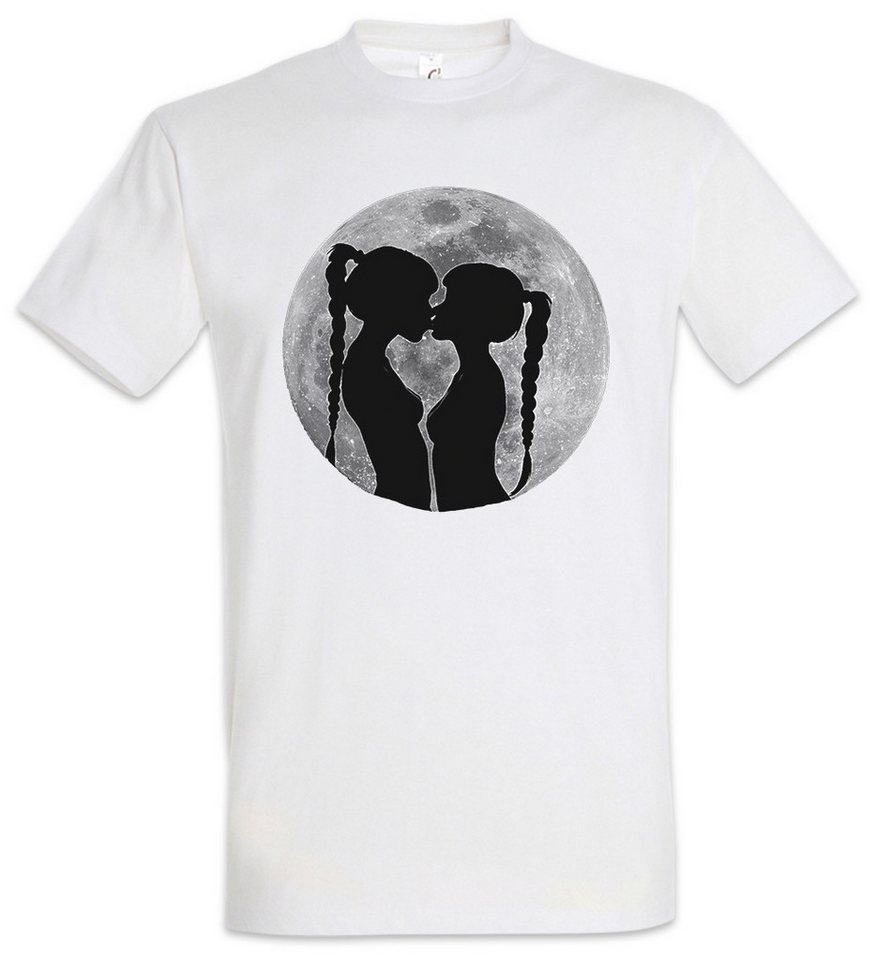 Urban Backwoods Print-Shirt Anime Girls Moon Herren T-Shirt Hot Sexy Hentai Japan Gay LGBTQ (1-tlg) Lesbian Girl Woman Women von Urban Backwoods