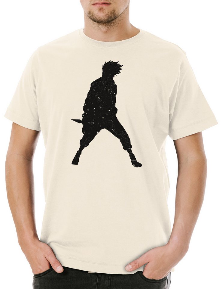 Urban Backwoods Print-Shirt Anime Symbol Herren T-Shirt Logo Series Sign Zeichen Kashi Comic Japan (1-tlg) Geschenk Comic Manga Naruto von Urban Backwoods