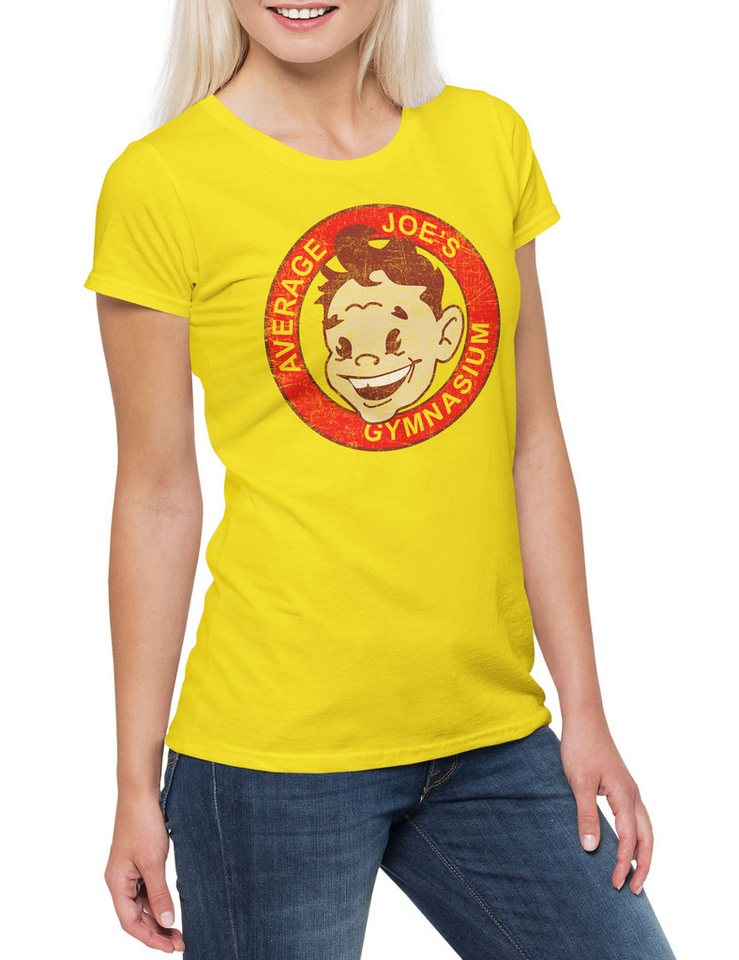 Urban Backwoods Print-Shirt Average Joe's Gymnasium Damen T-Shirt Gym Fitness Voll auf die Nüsse (1-tlg) Dodgeball Symbol Logo Fitnessstudio von Urban Backwoods