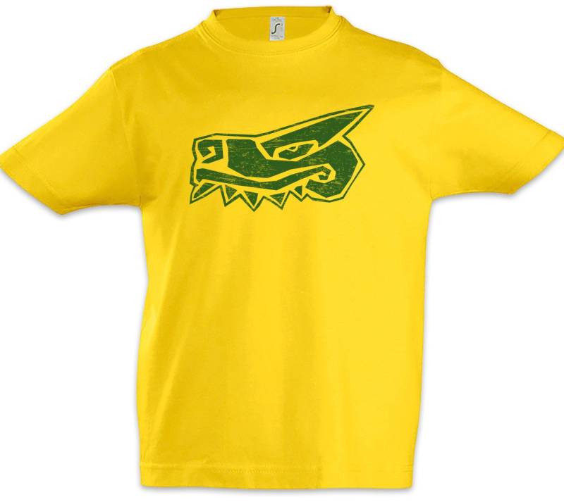 Urban Backwoods Print-Shirt Aztec Crocodile Kinder T-Shirt Aztecs Azteken Inka Maya Mayans Mayas (1-tlg) Tattoo Atzteken Empire von Urban Backwoods