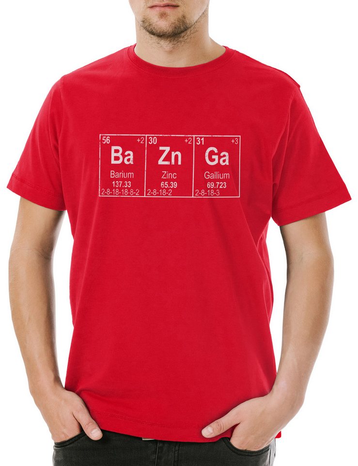 Urban Backwoods Print-Shirt Ba Zn Ga Herren T-Shirt The Lehrer Big Teacher Bang Professor Theory (1-tlg) Nerd Geek Science TC von Urban Backwoods