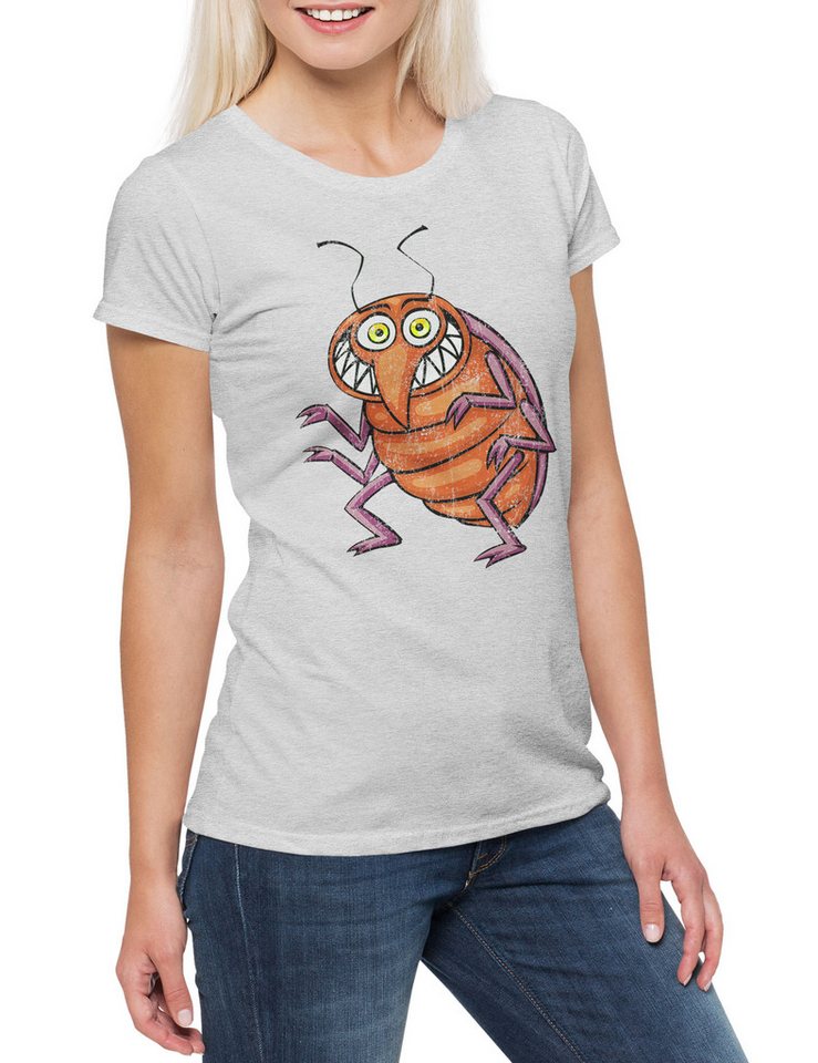 Urban Backwoods Print-Shirt Bed Bug Damen T-Shirt Käfer Bettwanze Wanze Schädling Schabe Kakerlake (1-tlg) Cockroach Toon Cartoon Comic von Urban Backwoods