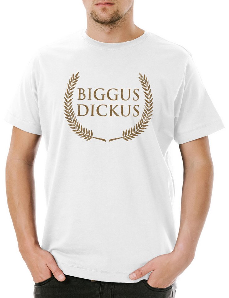 Urban Backwoods Print-Shirt Biggus Dickus Herren T-Shirt Monty Brian Fun Das Leben Python Life Of (1-tlg) Nazareth Schwanzus Longus Fun von Urban Backwoods
