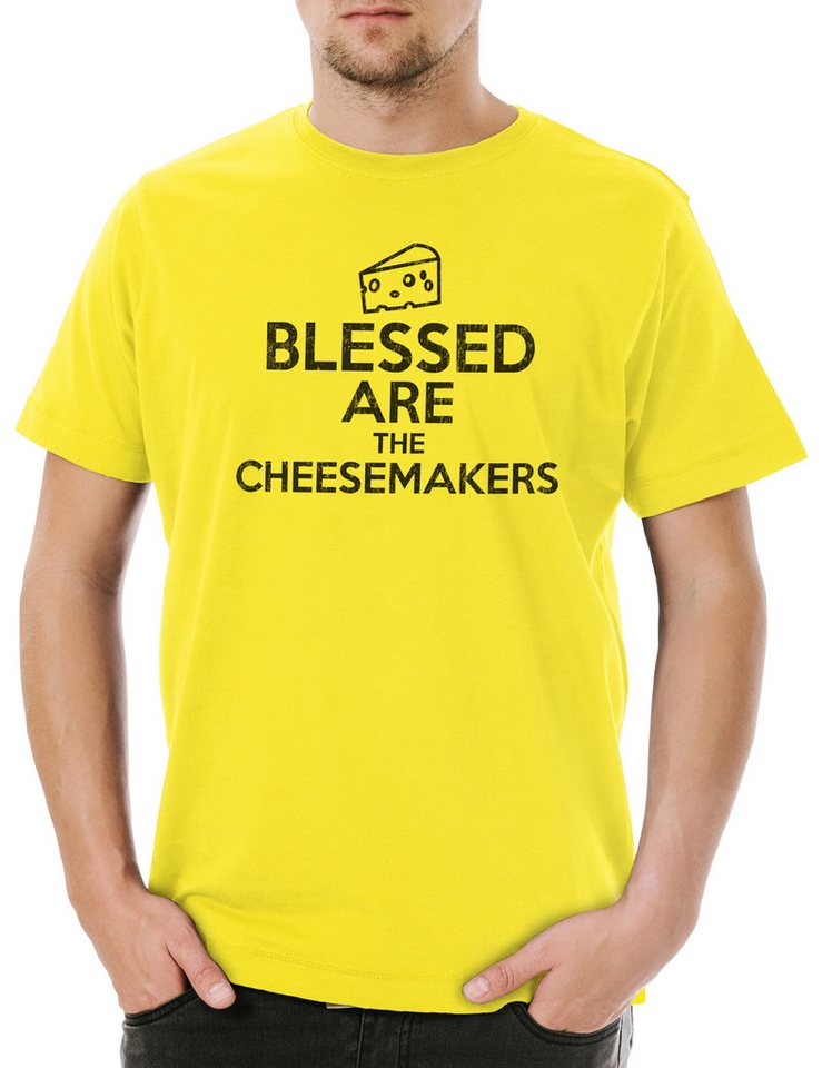 Urban Backwoods Print-Shirt Blessed Are The Cheesemakers Herren T-Shirt Monty Fun Das Leben Des (1-tlg) Python Brian Life Of von Urban Backwoods