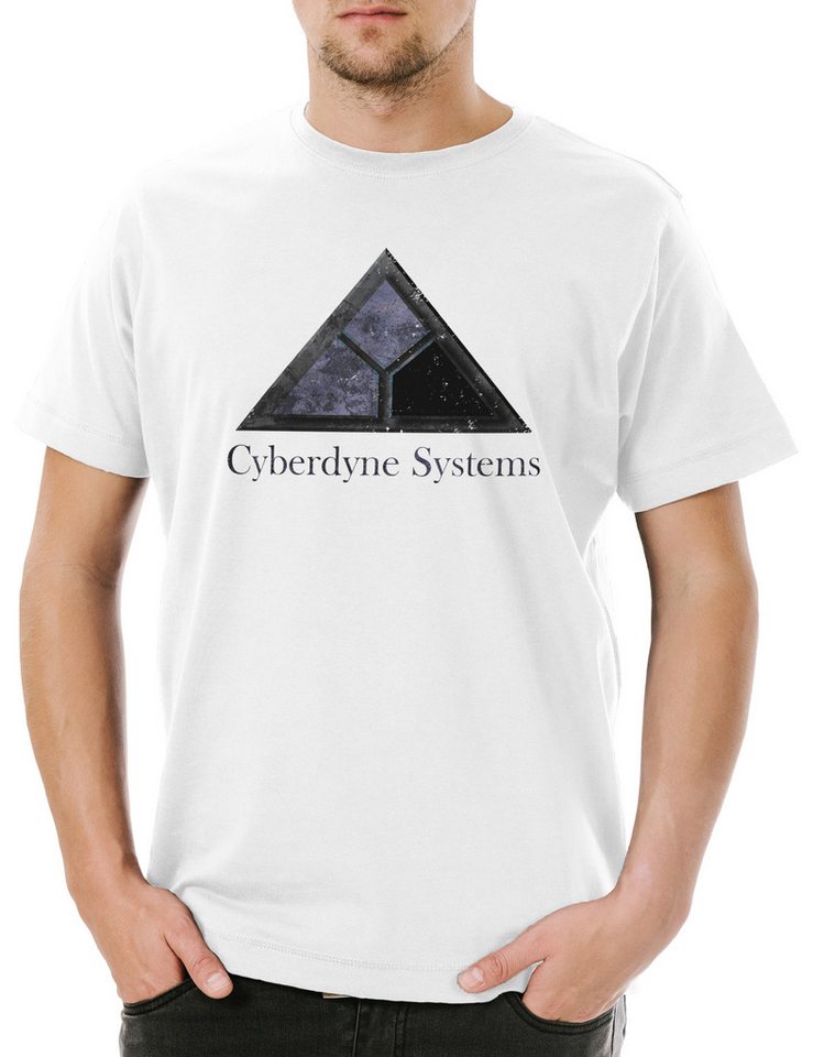 Urban Backwoods Print-Shirt Cyberdyne Systems Logo Herren T-Shirt Skynet Logo Terminator Sign (1-tlg) T-800 John Research Connor von Urban Backwoods