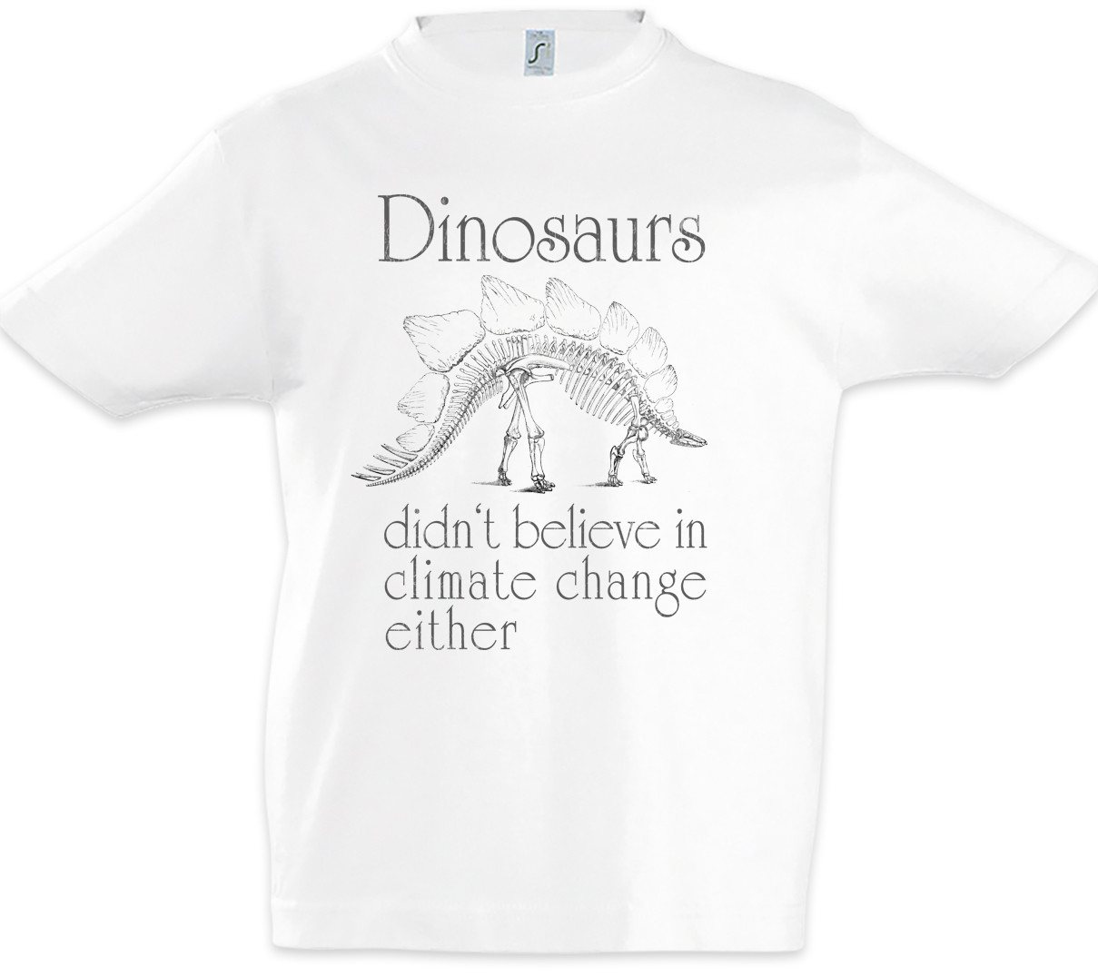 Urban Backwoods Print-Shirt Dinosaurs Climate Change Kinder T-Shirt Umweltschutz Dinosaurier Save (1-tlg) The World Green Energy von Urban Backwoods