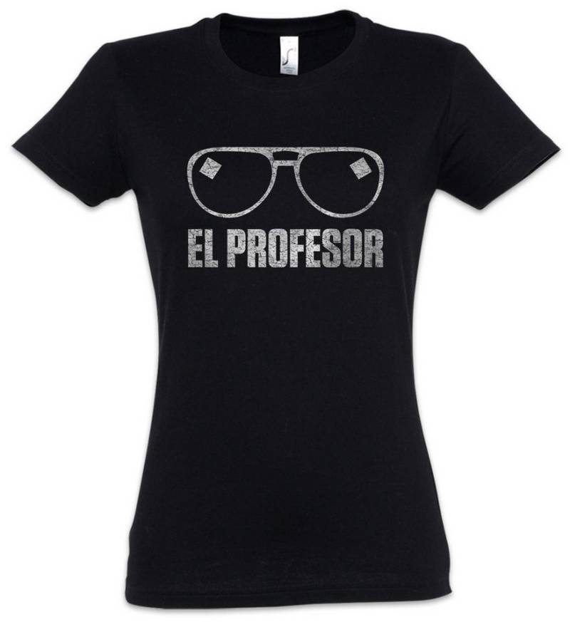 Urban Backwoods Print-Shirt El Prof Sunglasses Damen T-Shirt Robbery Bank Money Cash Überfall (1-tlg) Professor Casa Heist Crime von Urban Backwoods