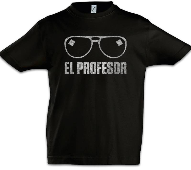 Urban Backwoods Print-Shirt El Prof Sunglasses Kinder T-Shirt Robbery Bank Money Cash Überfall (1-tlg) Professor Casa Heist Crime von Urban Backwoods