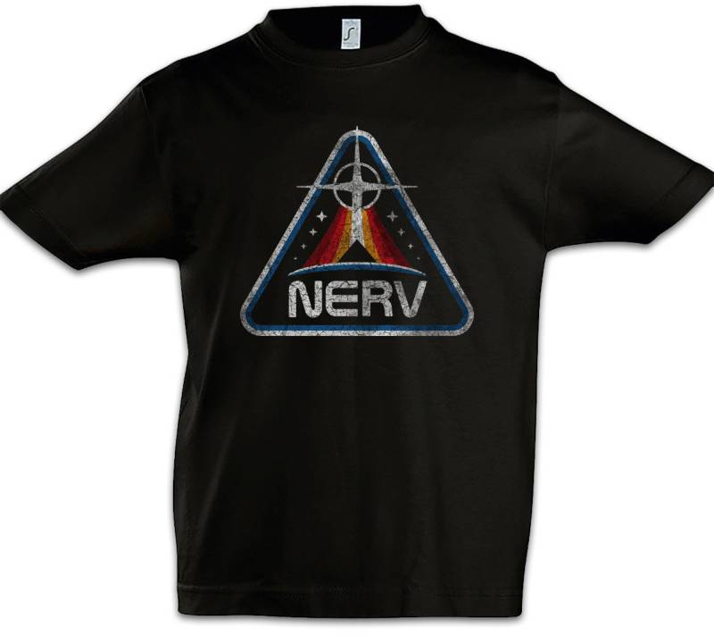Urban Backwoods Print-Shirt Envangelion N Patch Kinder T-Shirt Genesis Symbol Uniform Evangelion (1-tlg) Gendo Nerv Patch Insignia von Urban Backwoods