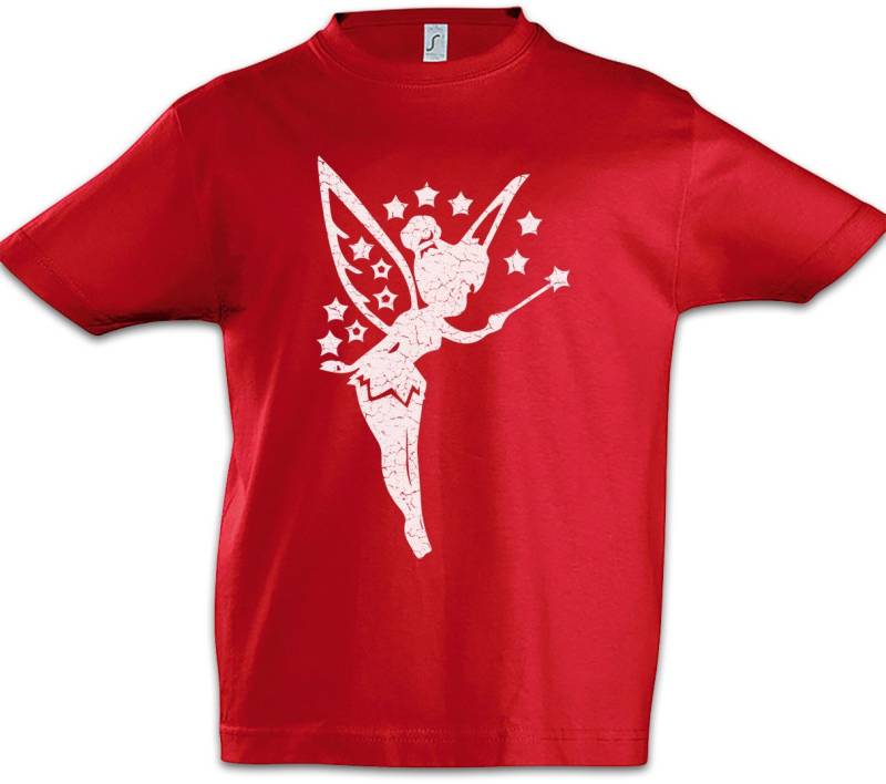 Urban Backwoods Print-Shirt Fairy V Kinder T-Shirt Fairies Fee Prinzessin Einhorn Nymphe Unicorn (1-tlg) Regenbogen Princess Fairytale Rainbow von Urban Backwoods