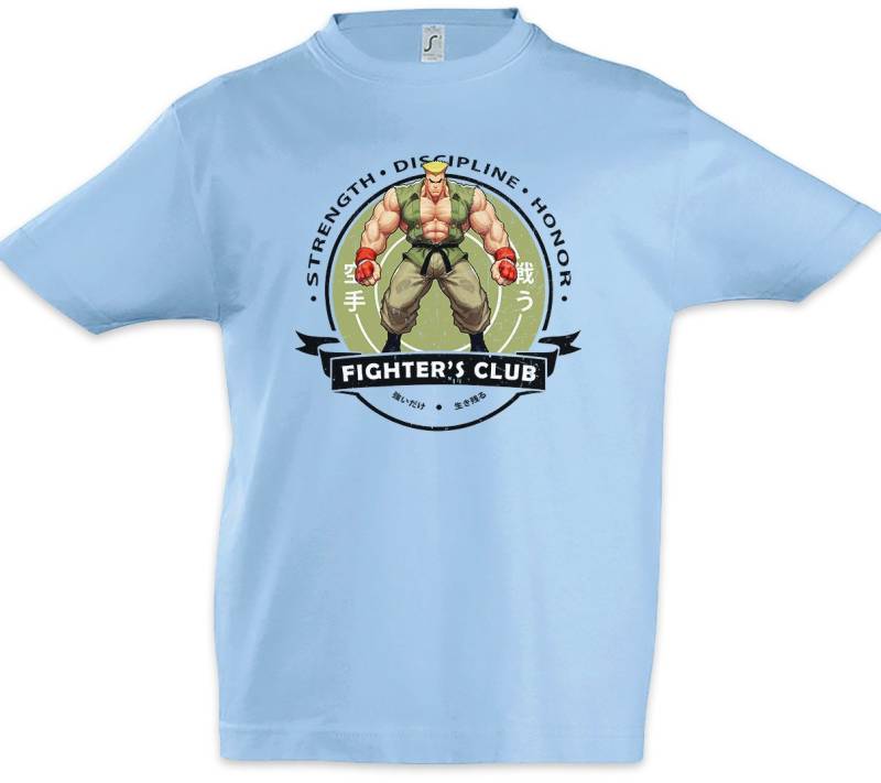 Urban Backwoods Print-Shirt Fighter's Club Guile II Kinder T-Shirt Fighter SF Karate Hadouken Ryu (1-tlg) Street Ken Kung Fu von Urban Backwoods