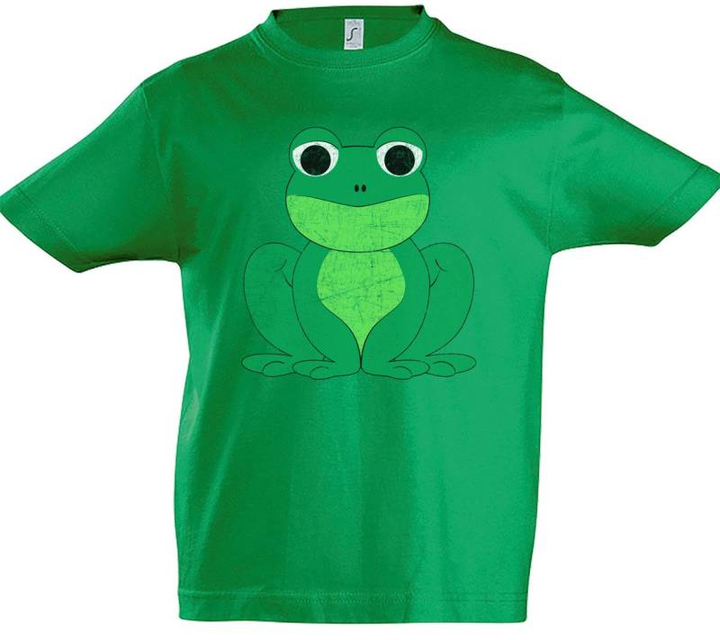 Urban Backwoods Print-Shirt Frog I Kinder T-Shirt Mermaid Meerjungfrau Einhorn Regenbogen Rainbow (1-tlg) Move Frosch Unicorn Cute von Urban Backwoods