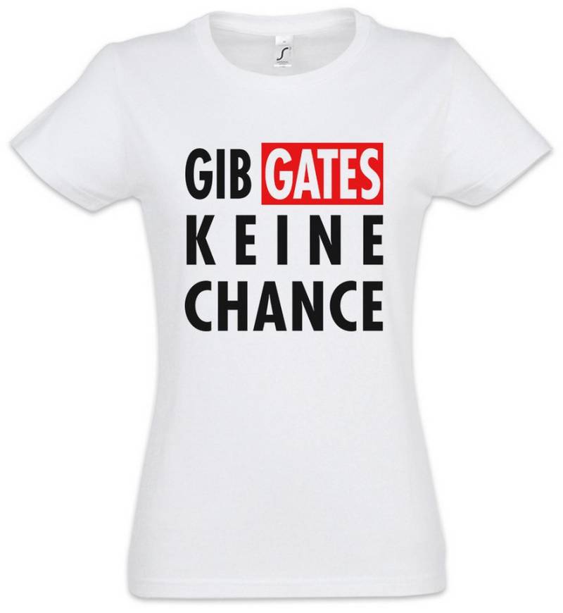 Urban Backwoods Print-Shirt Gib Gates Keine Chance Damen T-Shirt Software Monopol Admin Nerd (1-tlg) Informatiker Internet Programmierer Software von Urban Backwoods