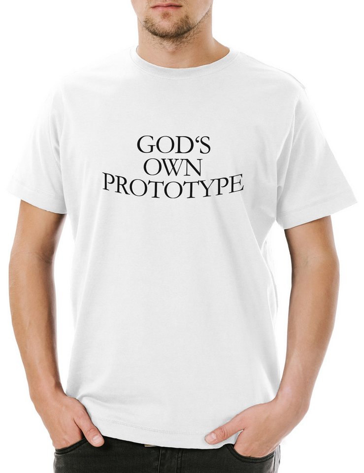 Urban Backwoods Print-Shirt God's Own Prototype Herren T-Shirt Religion Jesus Nazisst Narzissmus (1-tlg) Spruch Comedy Jehova Fun von Urban Backwoods
