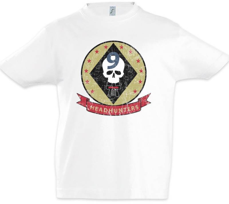 Urban Backwoods Print-Shirt Headhunters Squadron Patch Kinder T-Shirt Lieutenant Galactica Space (1-tlg) Ship Star Battlestar Raumschiff von Urban Backwoods