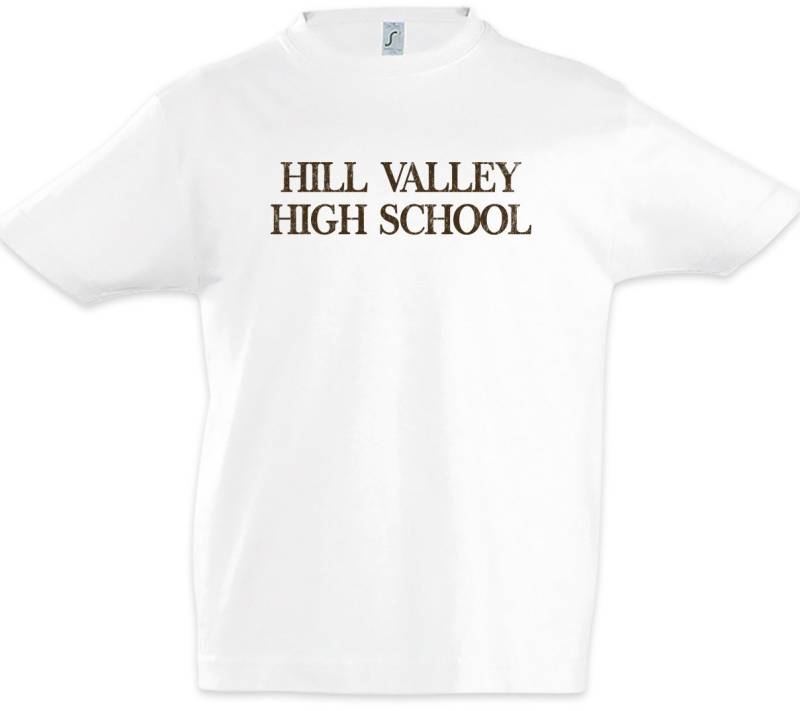 Urban Backwoods Print-Shirt Hill Valley High School I Kinder T-Shirt Back To Zurück The In Die (1-tlg) Future Zukunft Geek Nerd von Urban Backwoods