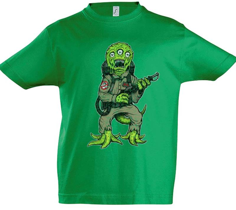 Urban Backwoods Print-Shirt Human Buster Kinder T-Shirt Geek Nerd Geist Ghost Ghostbusters Fun Dr. (1-tlg) Peter Venkman SOS Ray von Urban Backwoods