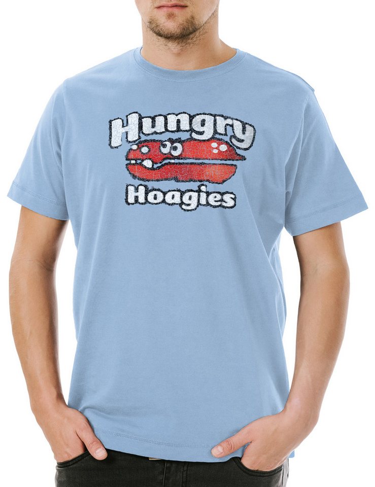 Urban Backwoods Print-Shirt Hungry Hoagies Herren T-Shirt Bad Weihnachtsmann Santa X-Mas Christmas (1-tlg) Clause Weihnachten Logo Movie von Urban Backwoods