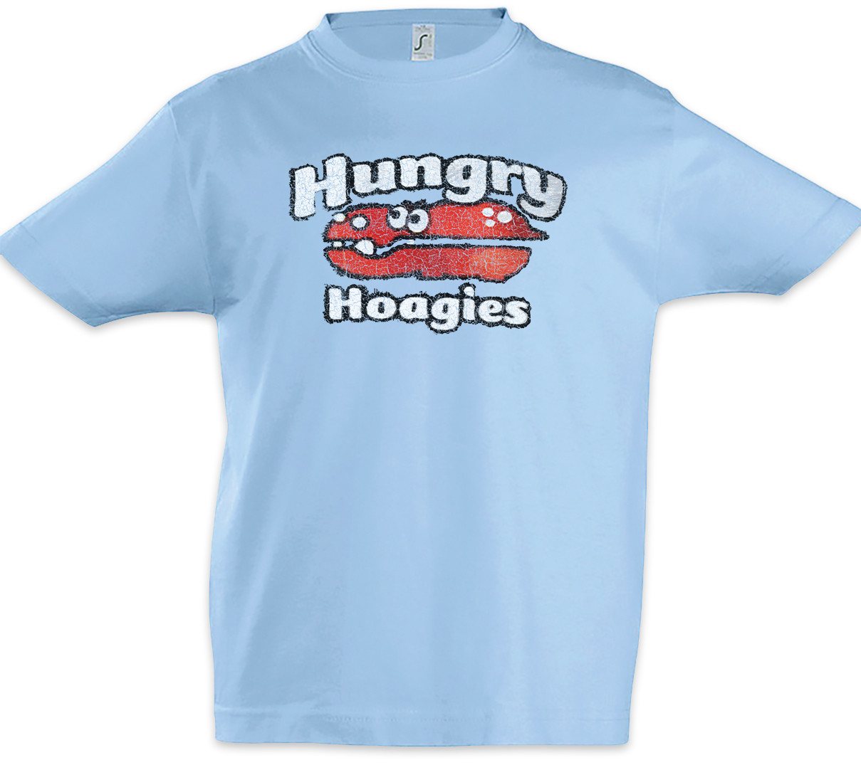 Urban Backwoods Print-Shirt Hungry Hoagies Kinder T-Shirt Bad Weihnachtsmann Santa X-Mas Christmas (1-tlg) Clause Weihnachten Logo Movie von Urban Backwoods