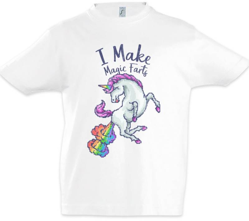Urban Backwoods Print-Shirt I Make Magic Farts Kinder T-Shirt Geek Nerd Furzendes Einhorn Farting (1-tlg) Unicorn Gay Regenbogen Horn von Urban Backwoods