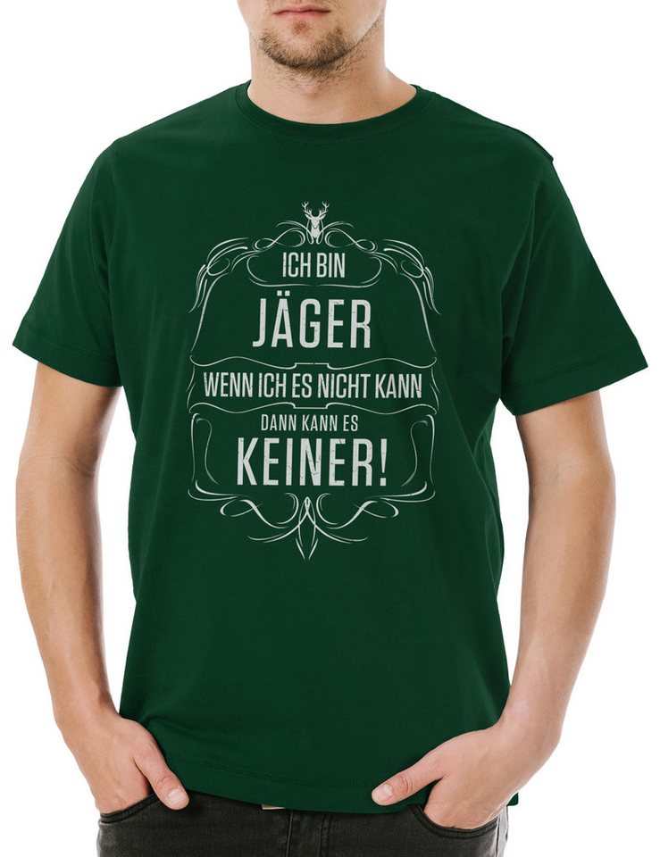 Urban Backwoods Print-Shirt Ich Bin Jäger Herren T-Shirt Jagd Jagen Beruf Hobby Reviermeister (1-tlg) Revier Wild Geschenk Hunter von Urban Backwoods