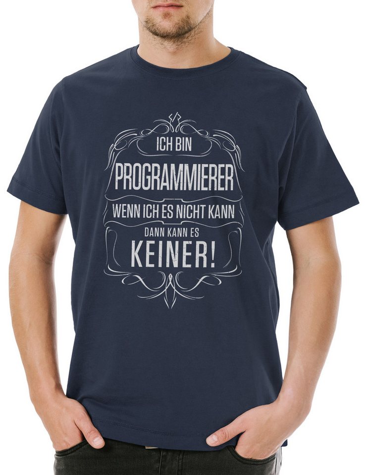 Urban Backwoods Print-Shirt Ich Bin Programmierer Herren T-Shirt Informatiker Administrator Admin (1-tlg) Software Entwickler System Architekt von Urban Backwoods
