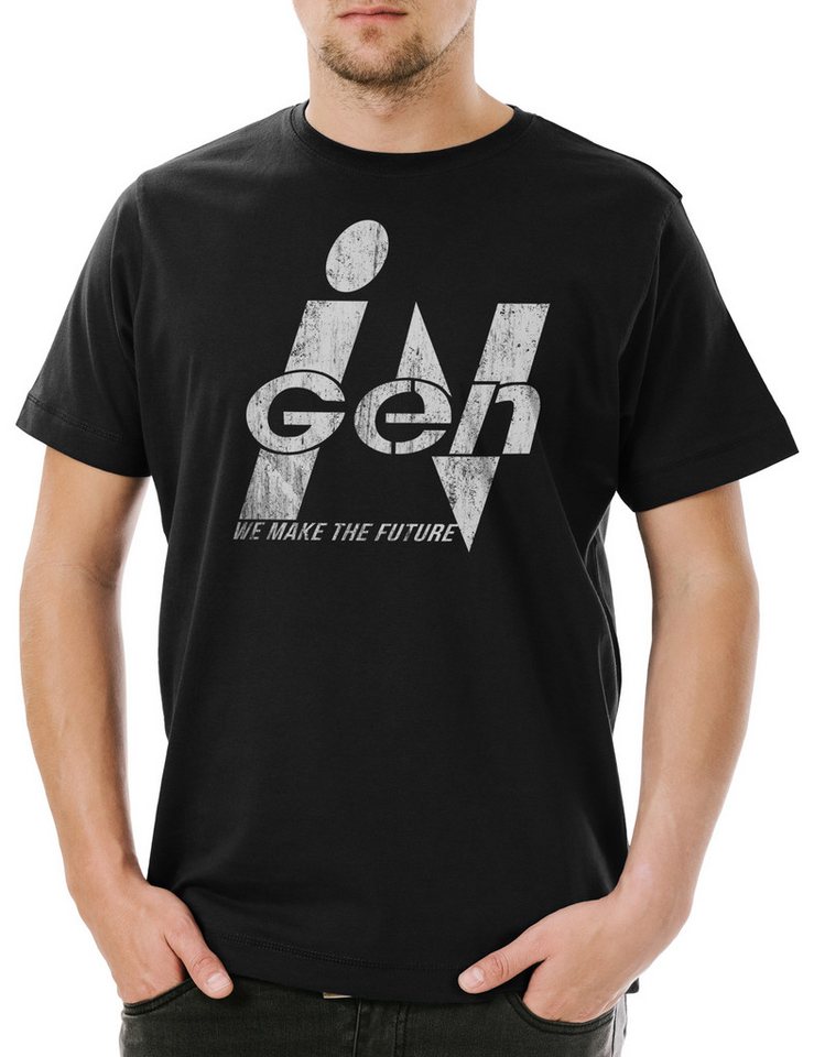 Urban Backwoods Print-Shirt In Gen Logo Herren T-Shirt Park Symbol Sign Dinosaurier Dinosaur (1-tlg) Jurrasic Tyrannosaurus Rex Schild von Urban Backwoods