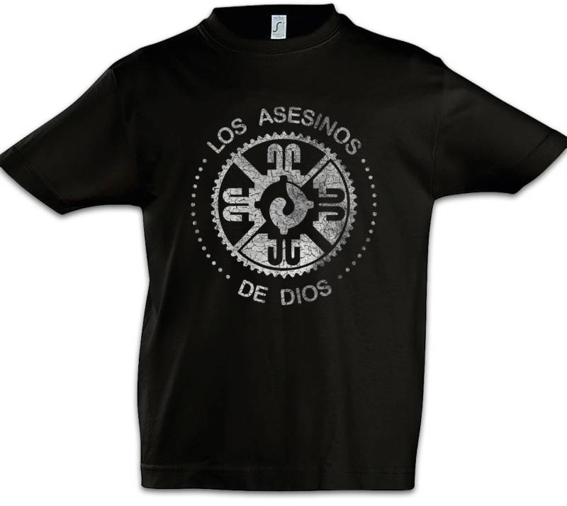 Urban Backwoods Print-Shirt Los Asenios Logo Kinder T-Shirt Patch Biker Club Motorcycle Symbol (1-tlg) Sign Gang SOA MC von Urban Backwoods